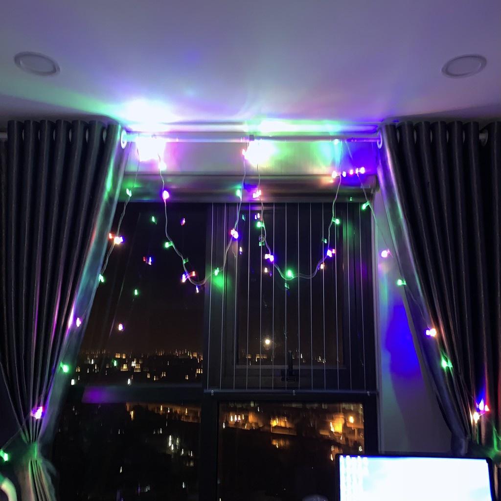 DÂY ĐÈN LED chớp nháy nhiều màu dài 4m với 40 bóng led