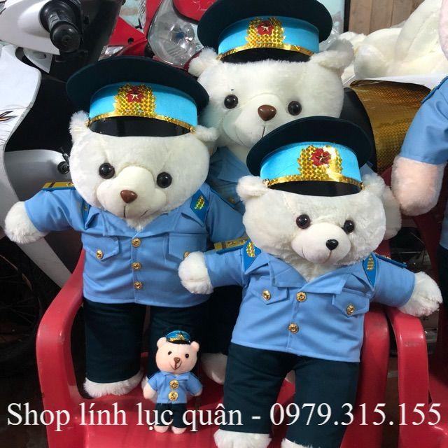 Gấu bông Quân đội Bộ đội PKKQ 55cm