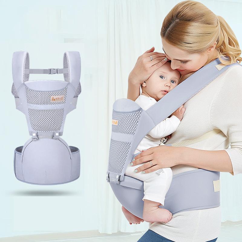 Em Bé Ba Lô Công Thái Kangaroo Hông Ghế Sling Cho Sơ Sinh Mềm Có Cấu Trúc Bọc 0-48 Tháng Trẻ Sơ Sinh Du Lịch hoạt Động Bánh Răng
