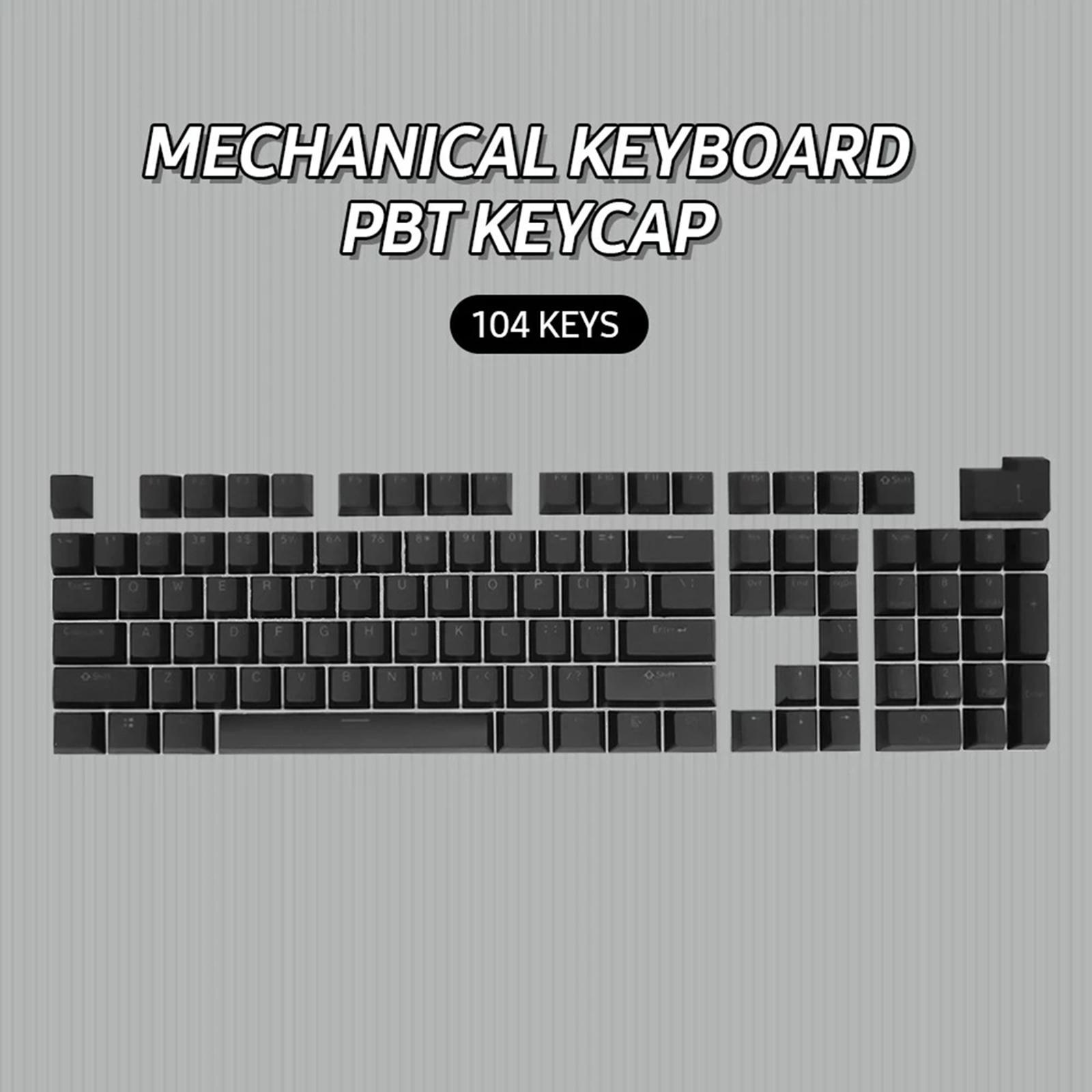 DIY PBT 104 Keys Keycaps for 61 64 72 98 Gaming Mechanical Keyboard