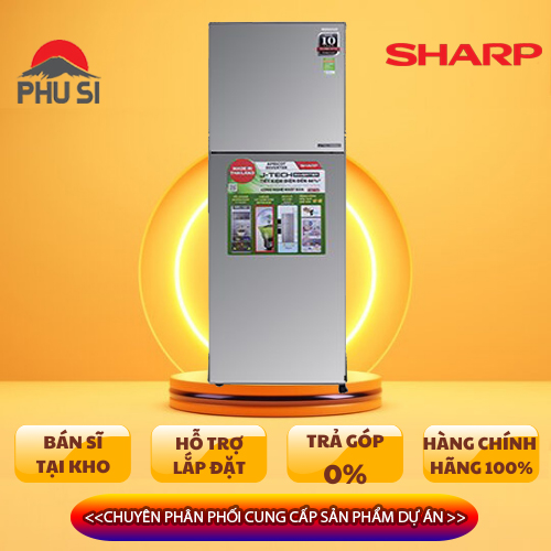 Tủ lạnh Sharp Inverter 224 lít SJ-X251E-SL