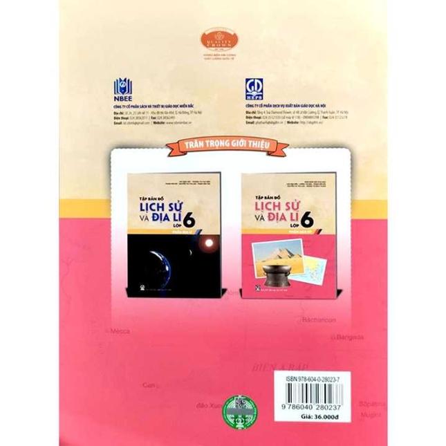 Sách - Tập Bản Đồ Lịch Sử Và Địa Lí Lớp 6 - Phần Lịch Sử