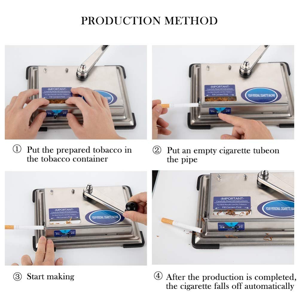 Máy cuộn nhồi thuốc Machine Stainless Steel Cigarette Roller Making