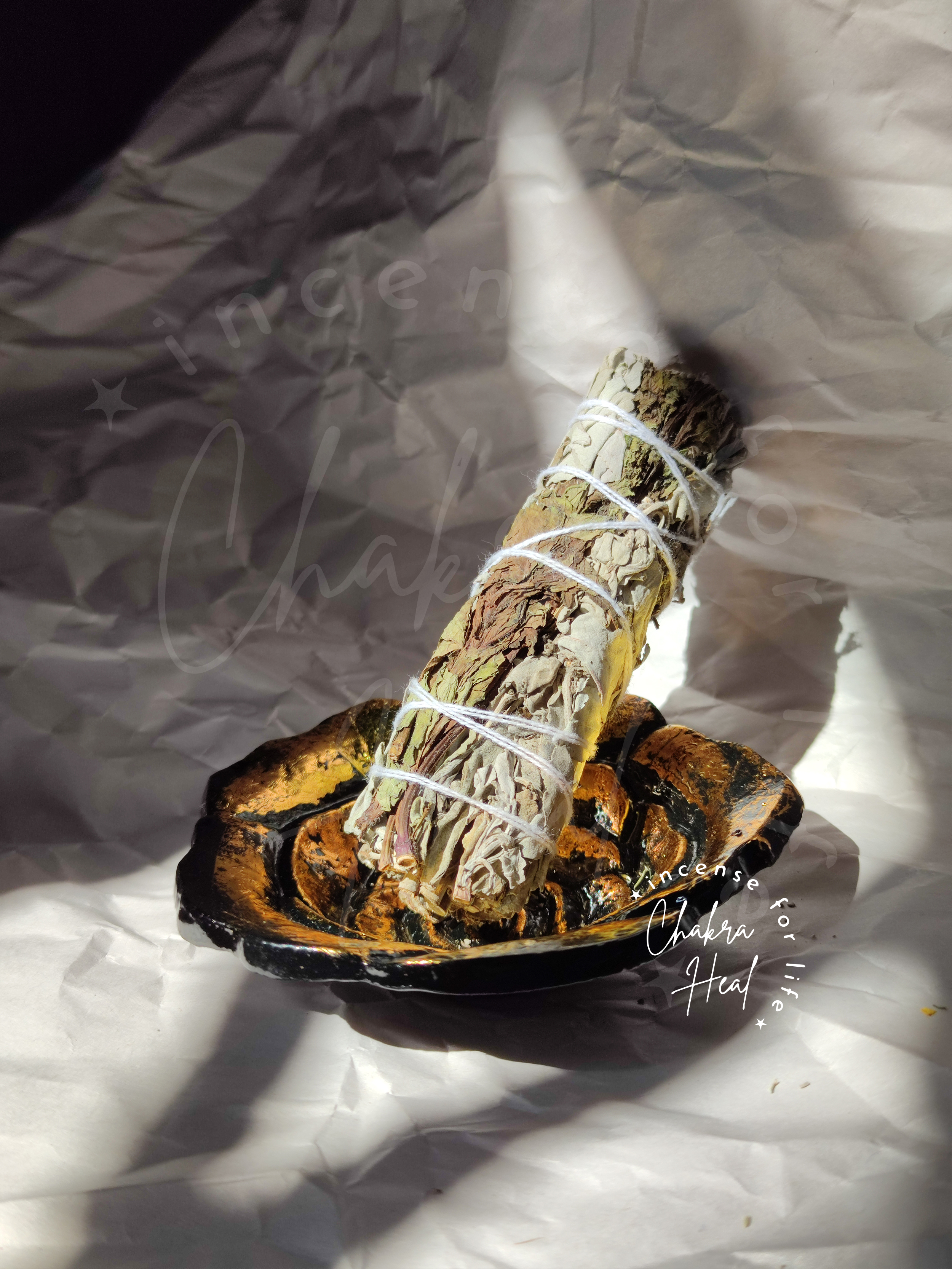 White Sage Mix Peppermint - Thảo Mộc Thư Giãn, Thu Hút May Mắn l Charka Heal Incense
