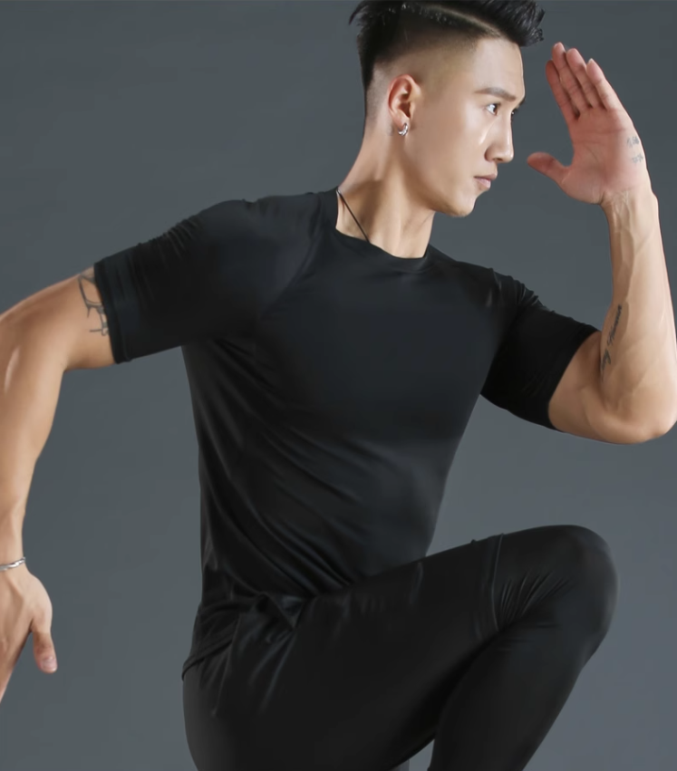 Áo bơi nam ngắn tay chống nắng, chống tia UV, ổn định thân nhiệt