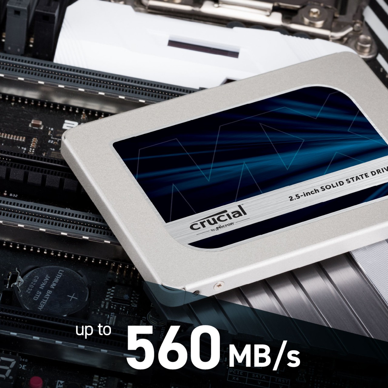 SSD Crucial MX500 3D NAND 2.5-Inch SATA III 1TB CT1000MX500SSD1- HÀNG CHÍNH HÃNG