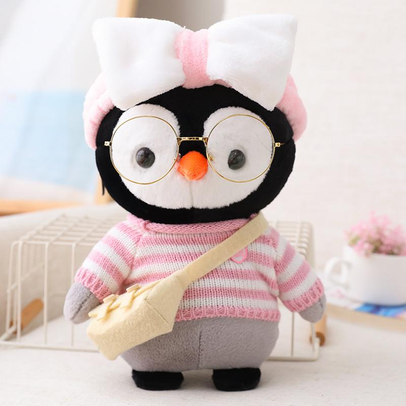 30Cm Hoạt Hình Dễ Thương Chim Cánh Cụt Cosplay Đầm Sang Trọng Đồ Chơi Nhồi Bông Đáng Yêu Động Vật Búp Bê Mềm Gối Cho Bé Dành Cho Trẻ Em Bé Gái quà Tặng Sinh Nhật