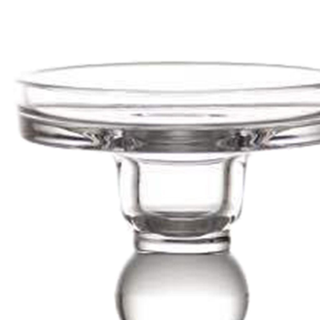 Transparent Glass Candle Holder Candle Stand Candlestick;