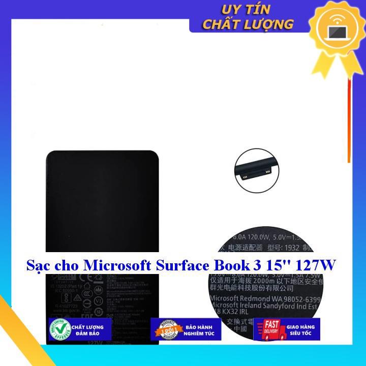 Sạc cho Microsoft Surface Book 3 15'' 127W - Hàng Nhập Khẩu New Seal