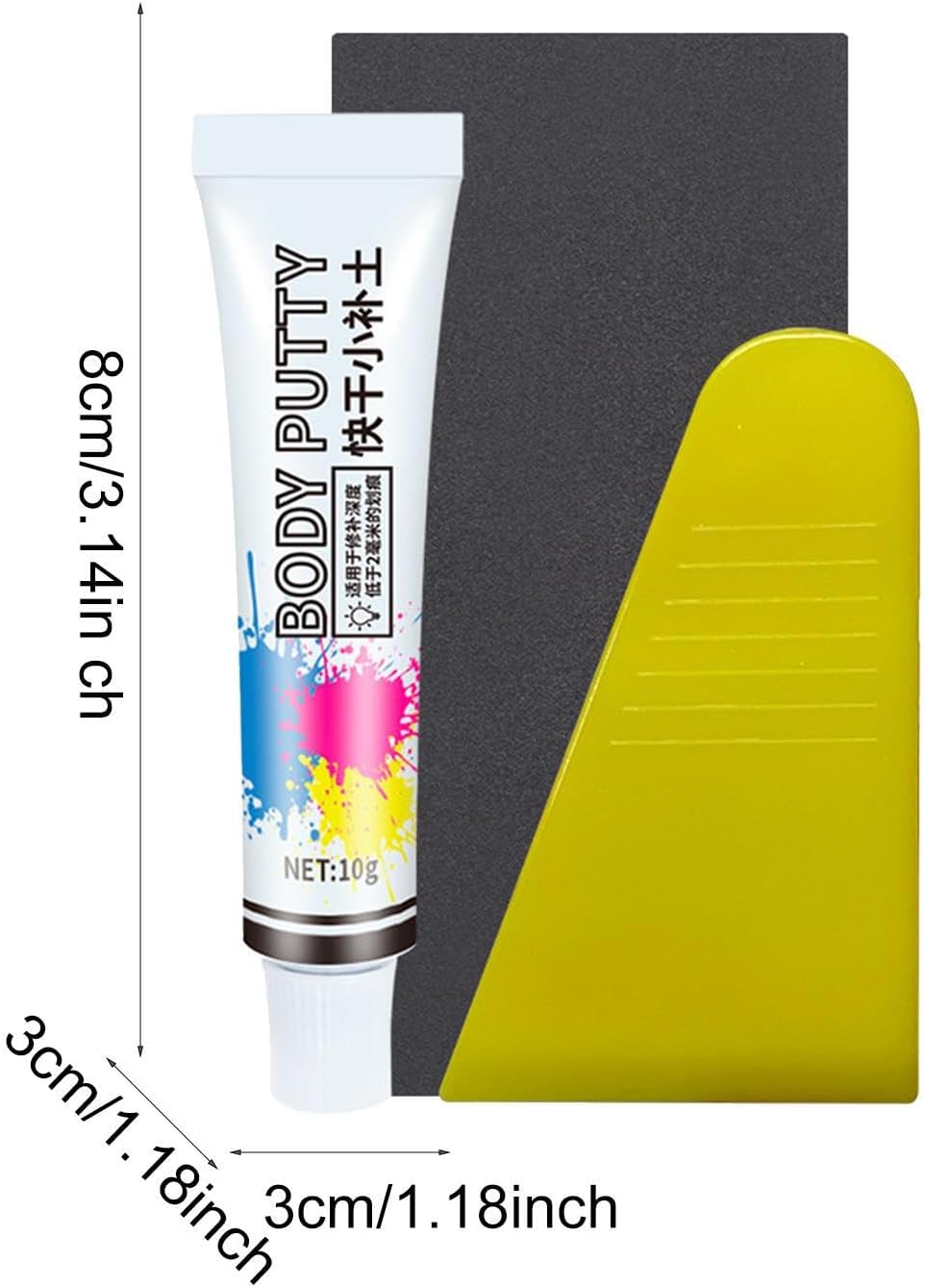 Kem Xóa Vết Xước Xe Ô tô - Xoá Vết Xước Ô tô , Xe Máy Haoshun H1366 100 gr - Phủ Bóng Xe, Chống Nước - Công Nghệ Đức