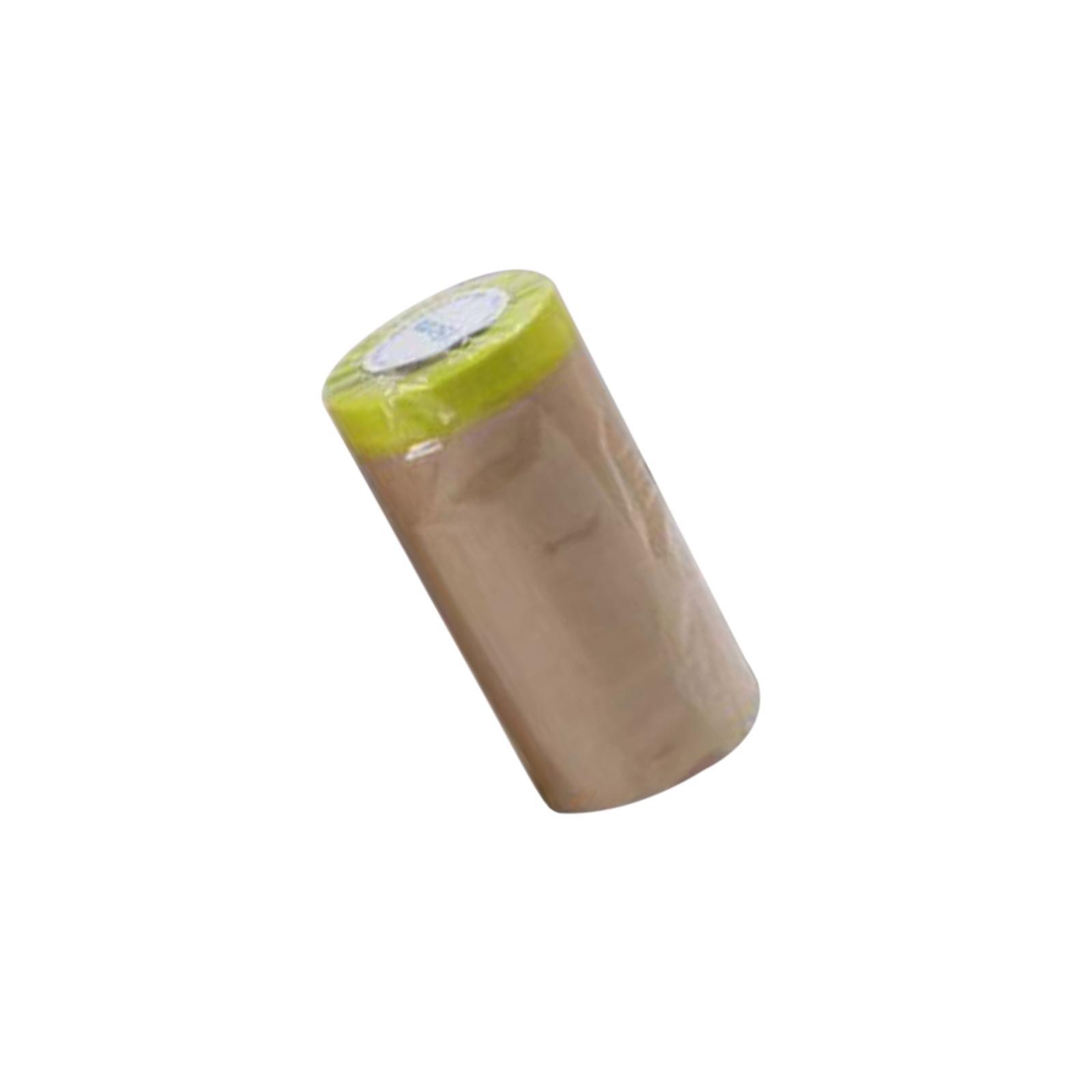 Pre Taped Masking Tape Painting Tape Roll 15M Covering Anti Scratch Painting Wall Treatment for Projects Wall Automotive Covering Skirting