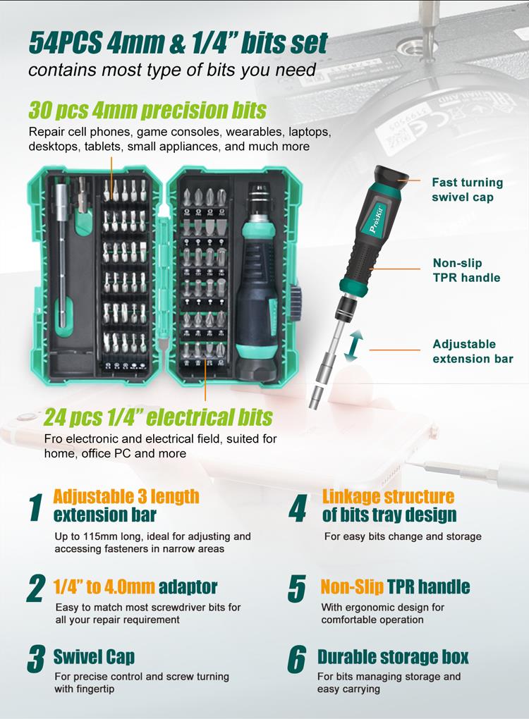 Bộ vít Pro'skit SD-9857M