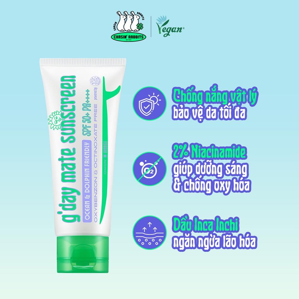 Chasin' Rabbits Kem chống nắng G'day Mate Sunscreen 60ml