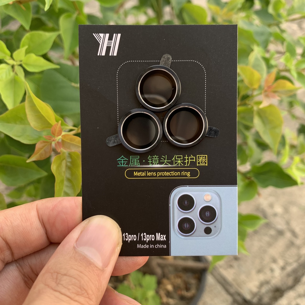 Bộ 3 Vòng Bảo vệ Camera iPhone 13Pro, iPhone 13Pro Max - Chống Bụi, Hạn chế vân tay &amp; Mờ Camera - Bảo Vệ Toàn Diện Cho Cụm Camera - Cực Phẩm 2021