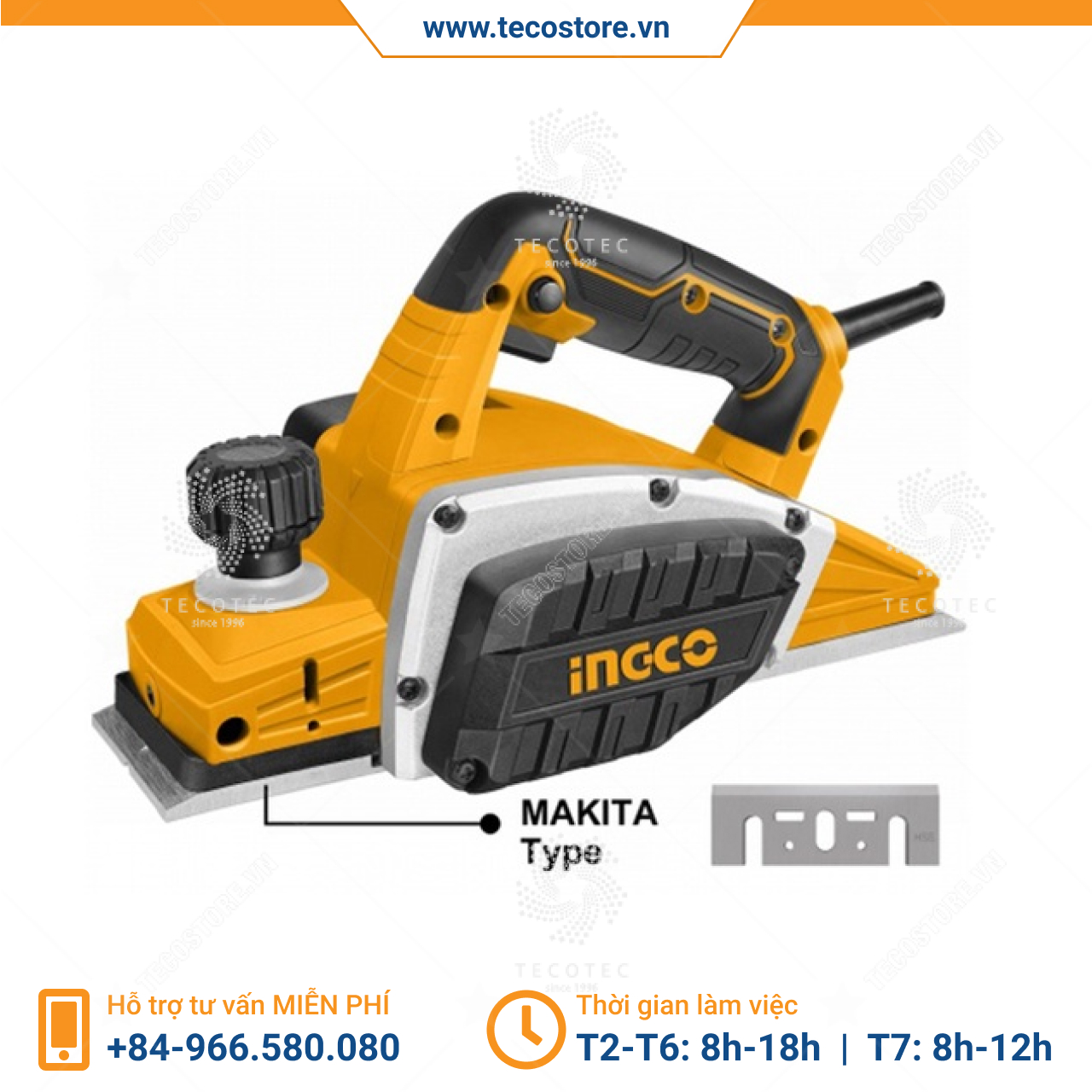 Máy bào điện INGCO PL7508
