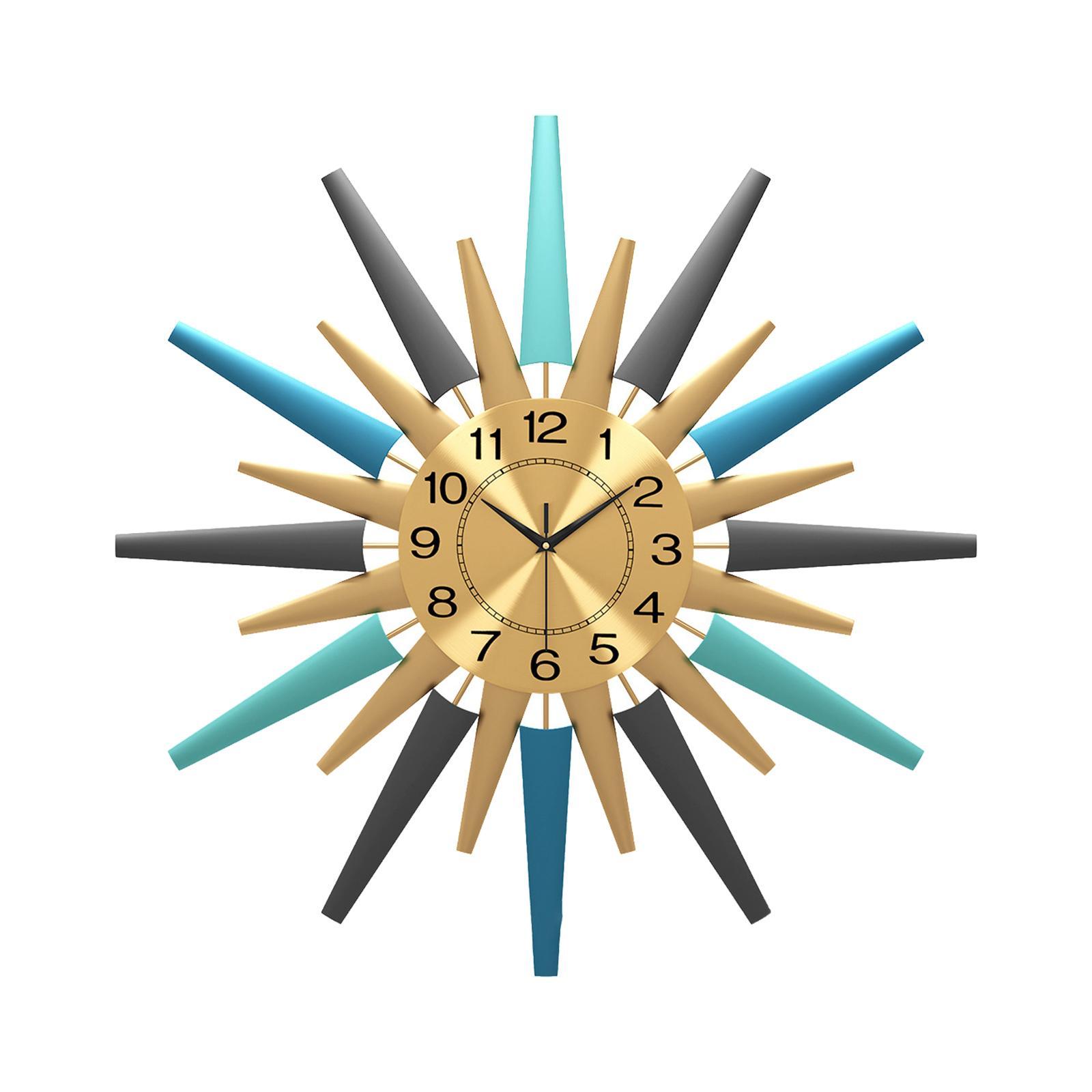 Modern Wall Clock Personality Large Decorative Silent for Kitchen Decorative