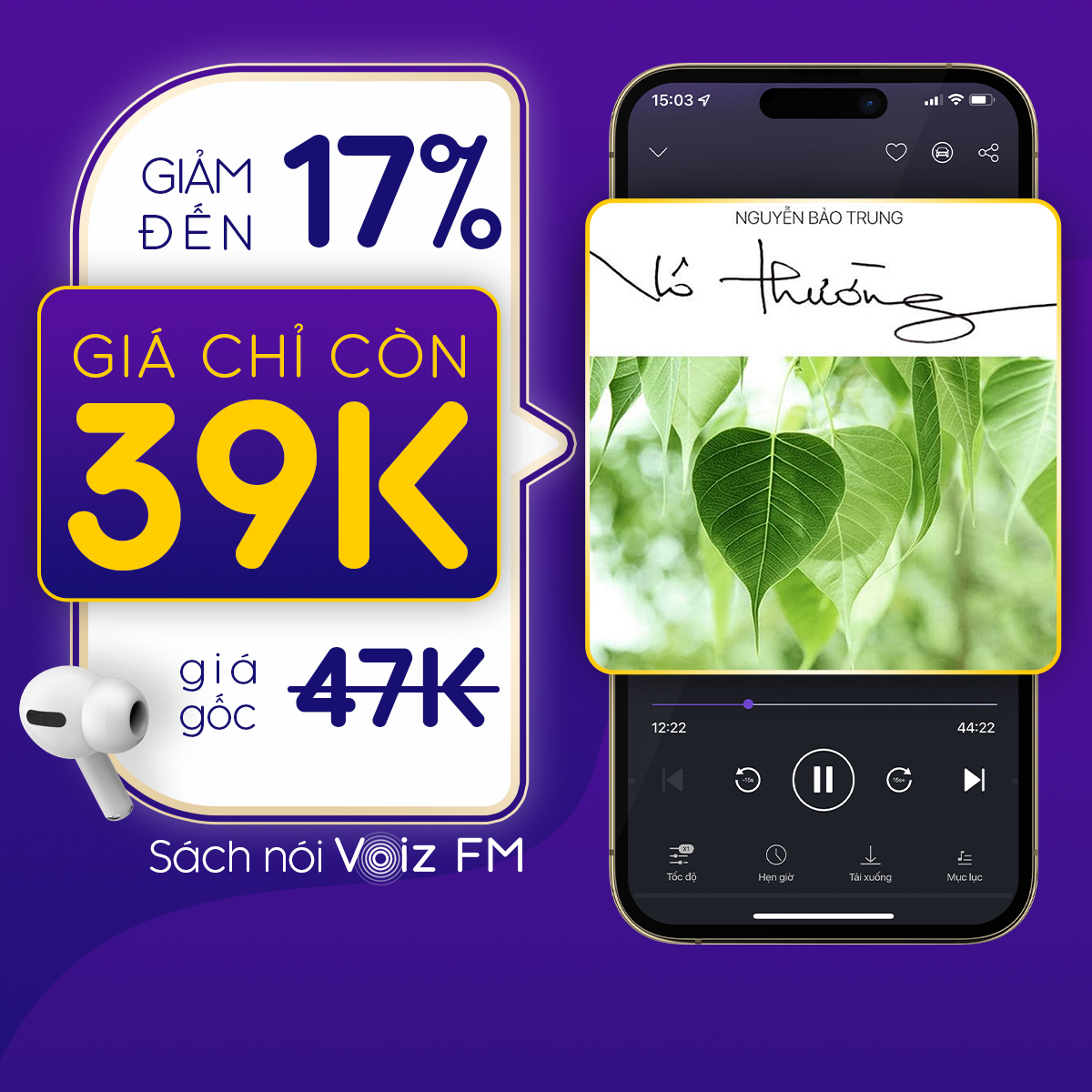 Voiz FM - Voucher nghe Sách Nói