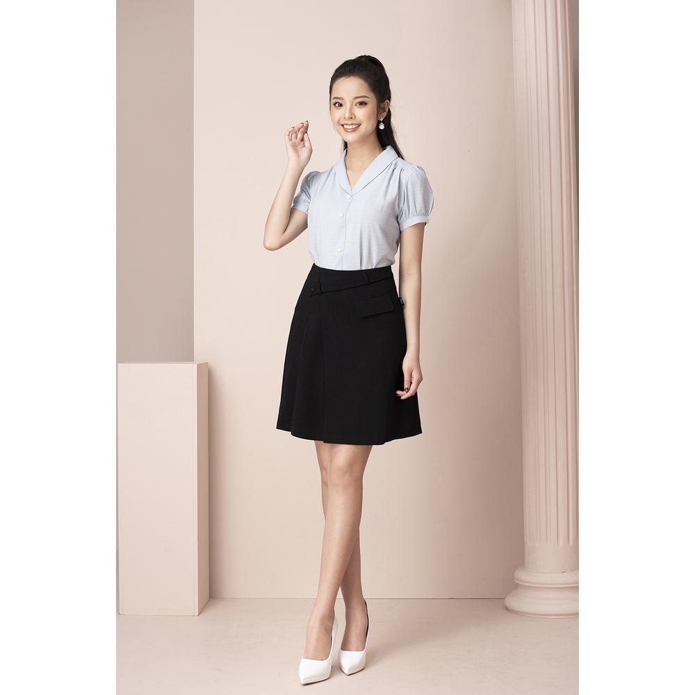 Áo Sơ Mi Nữ LUPERI LFSM1209 Kiểu Dáng Suông Vừa, Tay Phồng Điệu Đà, Chất Liệu Lụa Hàn Cao Cấp