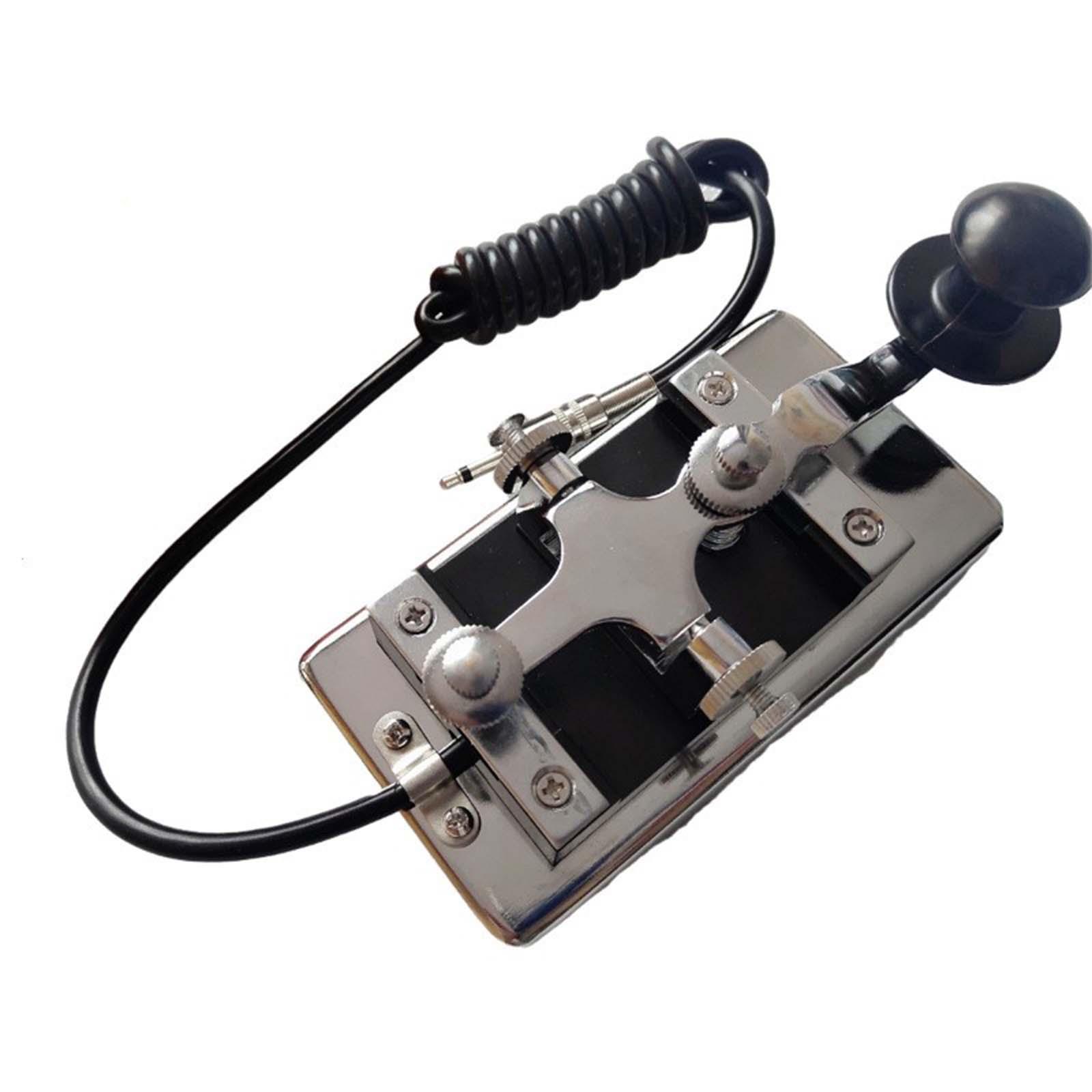 Telegraph Key Heavy Key Straight Key Shortwave Radio for Communication Teaching Radio Amateur Exerciser