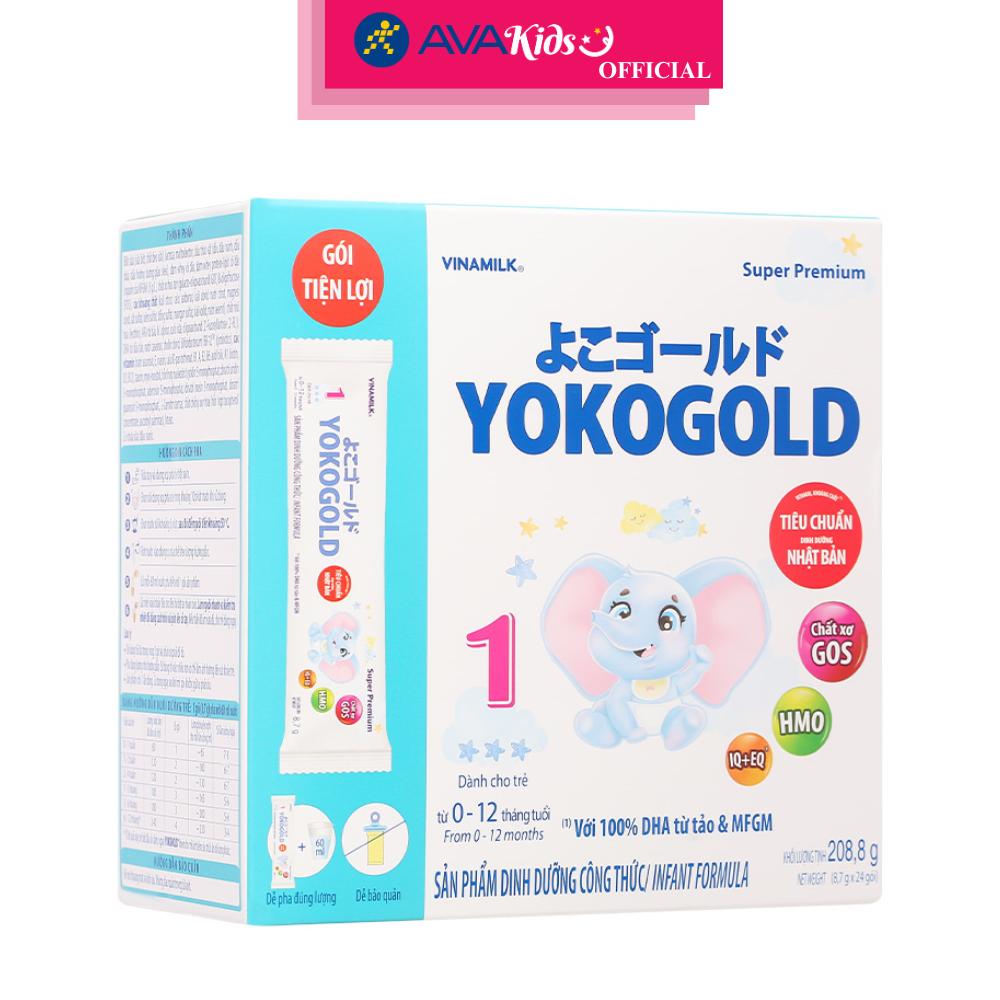 Sữa bột dạng gói YokoGold số 1 208.8g (0 - 12 tháng) - Hàng Chính Hãng
