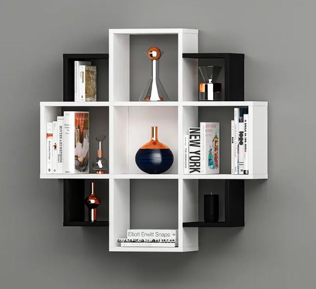 Kệ Treo Tường BLOOM Kiểu Nở Hoa Juno Sofa CTKT205 KT 90 x 90 x 20cm