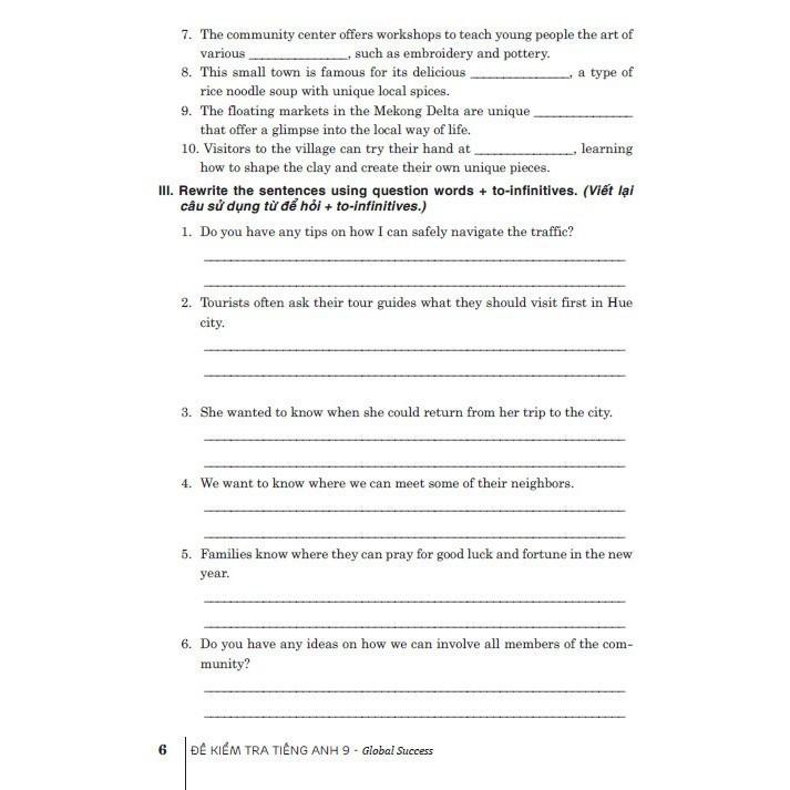 Sách - Đề Kiểm Tra Tiếng Anh Lớp 9 (Dùng Kèm SGK Kết Nối Tri Thức Với Cuộc Sống) (HA)