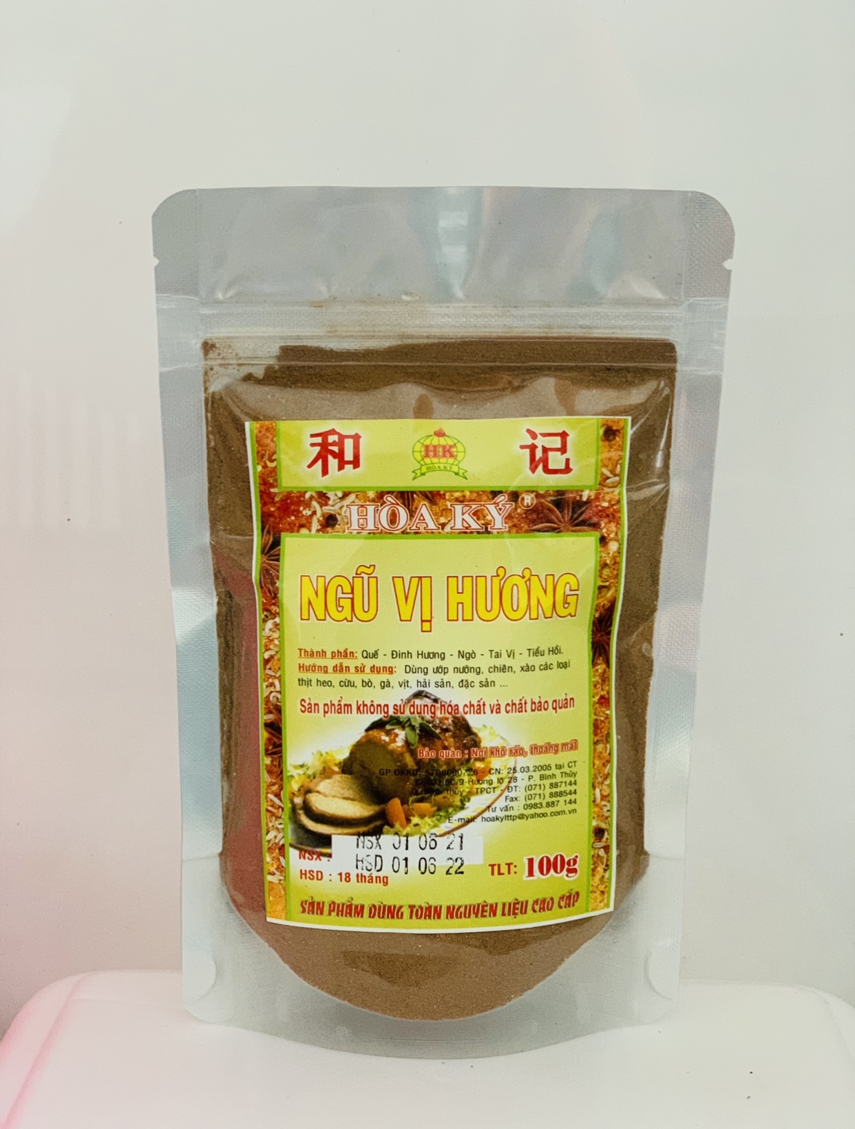 BỘT NGŨ VỊ HƯƠNG Hoà Ký 100gr