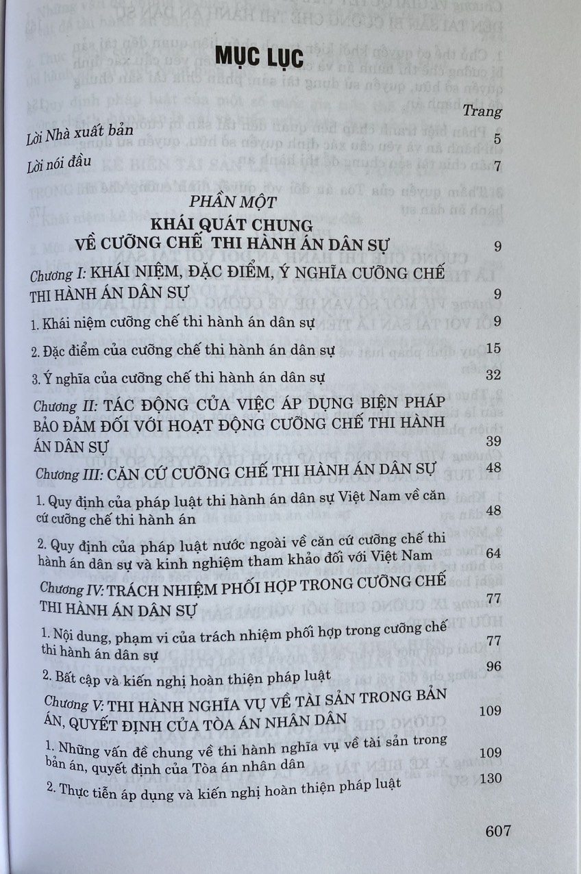 Pháp Luật Về Cưỡng Chế Thi Hành Án Dân Sự