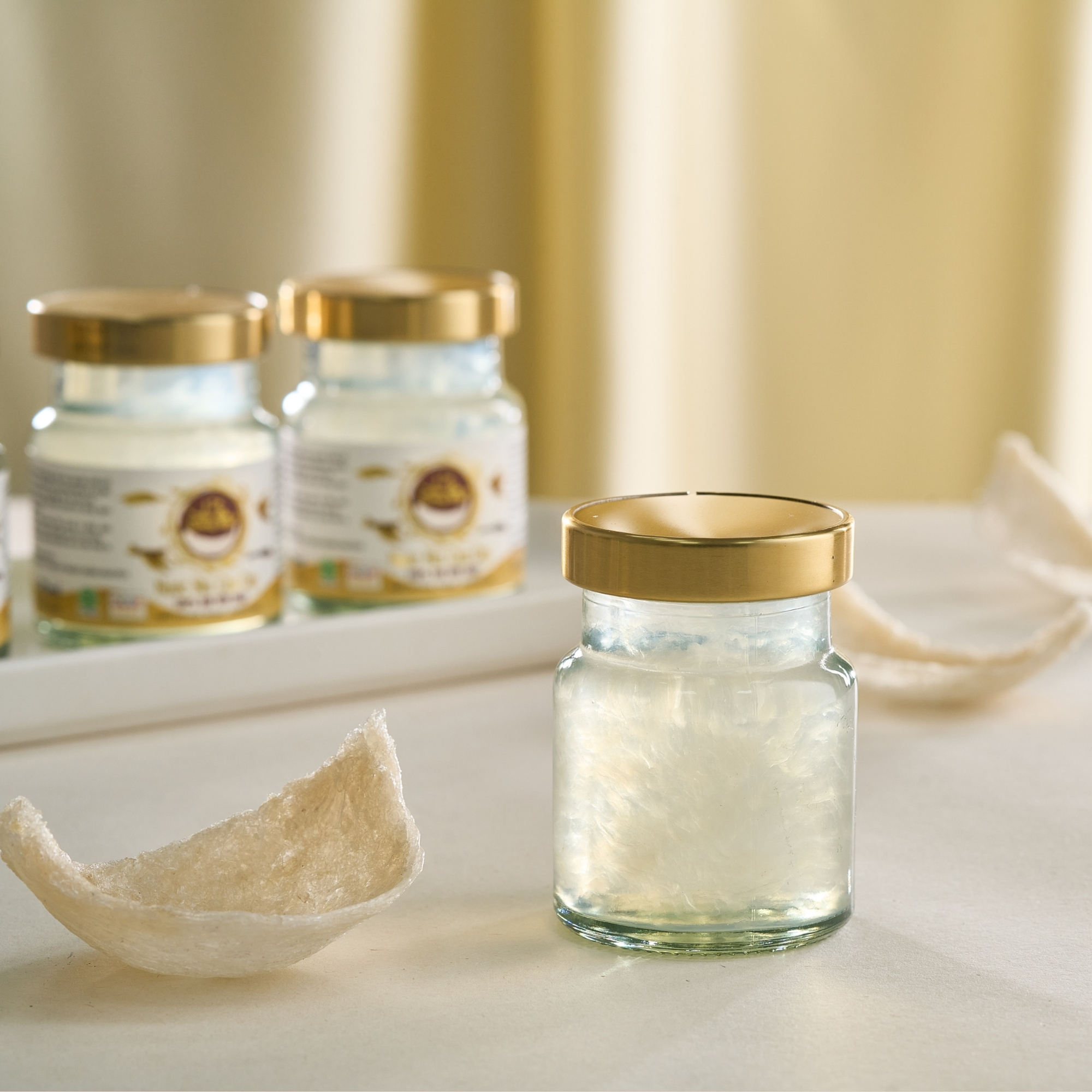 combo 10 hũ Nước yến cao cấp 1g yến khô nguyên chất chưng tiệt trùng Yến sào Hoàng Kim hộp 1 hũ x70ml