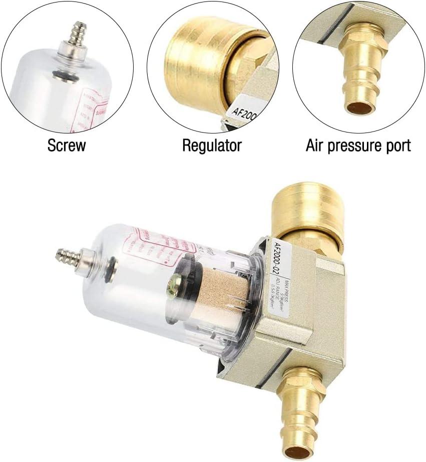 Lọc Khí Nén, Lọc Nước Khí Nén 1/4, Lọc Nước Tách Dầu Kết Nối Nhanh Cho Lọc Máy Nén
