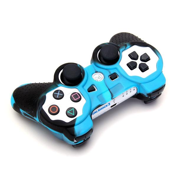 2 X Silicone Protective Skin Case Cover For Sony PS2 PS3 Wireless Controller