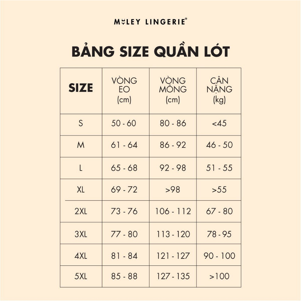 Combo 10 Quần Lót Nữ Modal Miley Lingerie (Màu ngẫu nhiên)