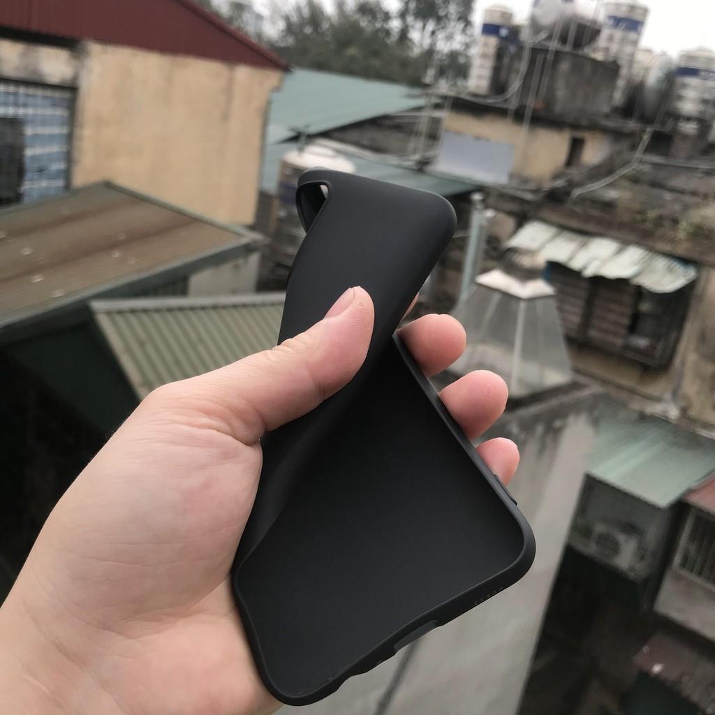 Ốp lưng Samsung Galaxy A02s dẻo silicon màu đen cao cấp, chống sốc