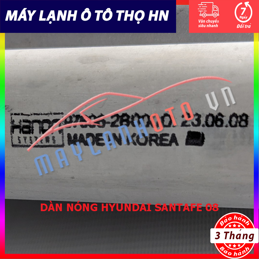 Dàn nóng Hyundai Santafe 2006 2007 2008 2009 2010 Hàng xịn Hàn Quốc 06 07 08 09 10