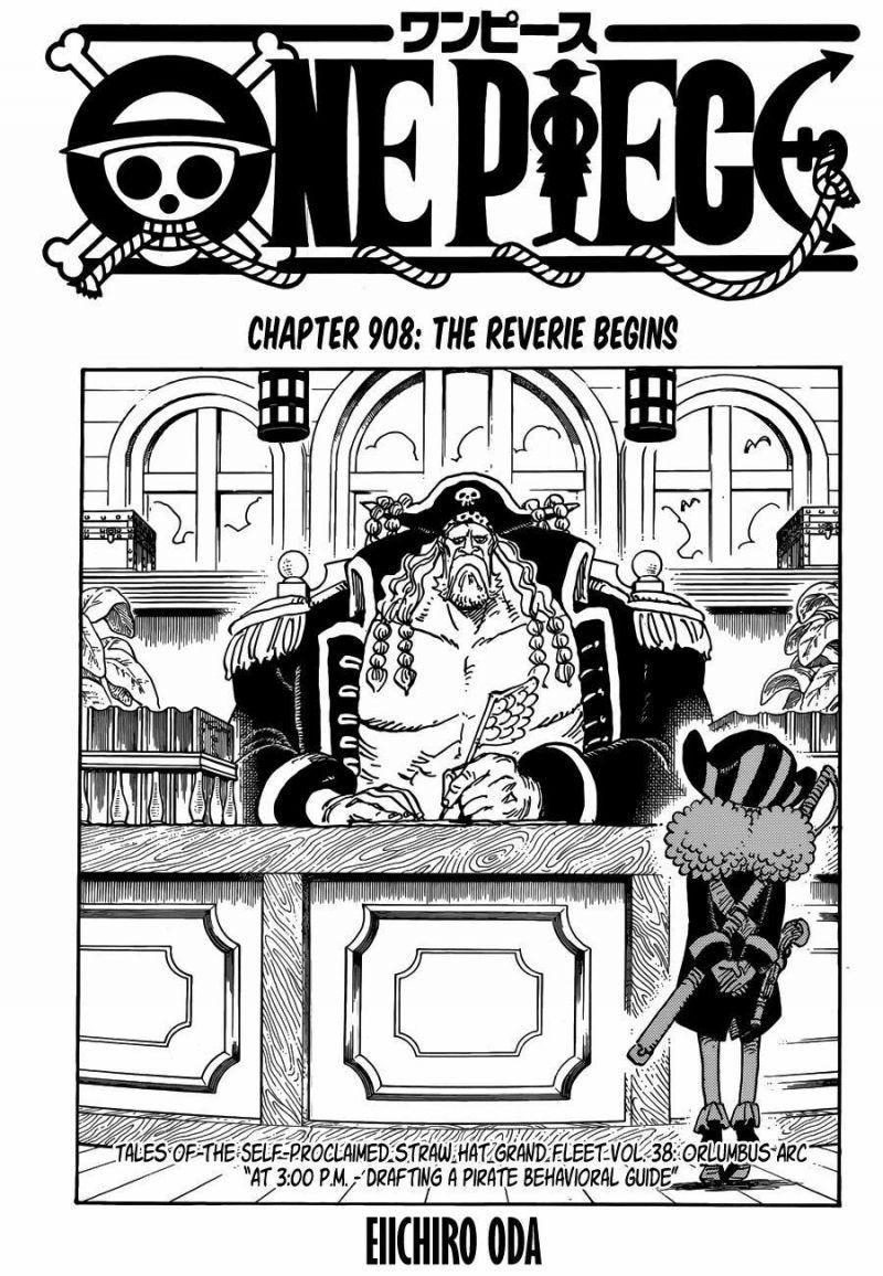 đảo hải tặc - one piece chapter 908 1