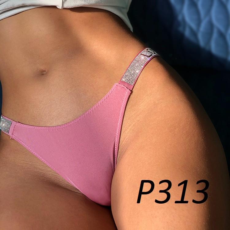  Quần Lót Lụa Đính Đá Sexy Love P313