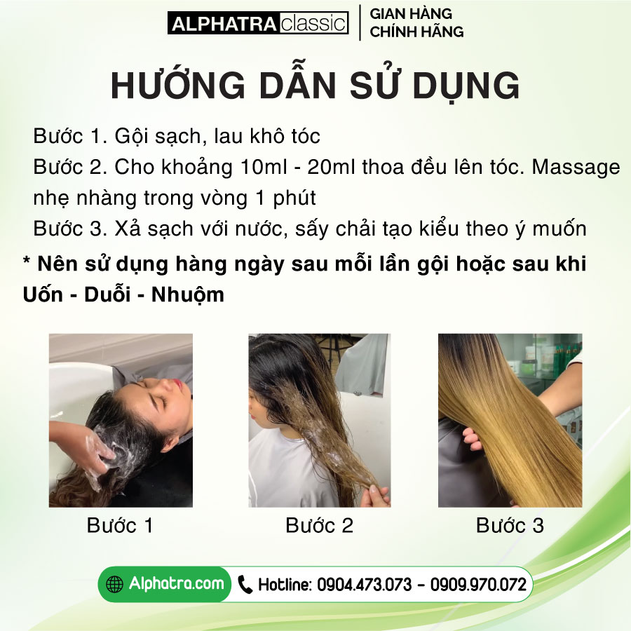 Cải thiện tóc yếu, khô và tổn thương với Kem Ủ Phục Hồi Tóc Chỉ Trong 1 Phút - 1 Minute Treatment Honey 1500ml