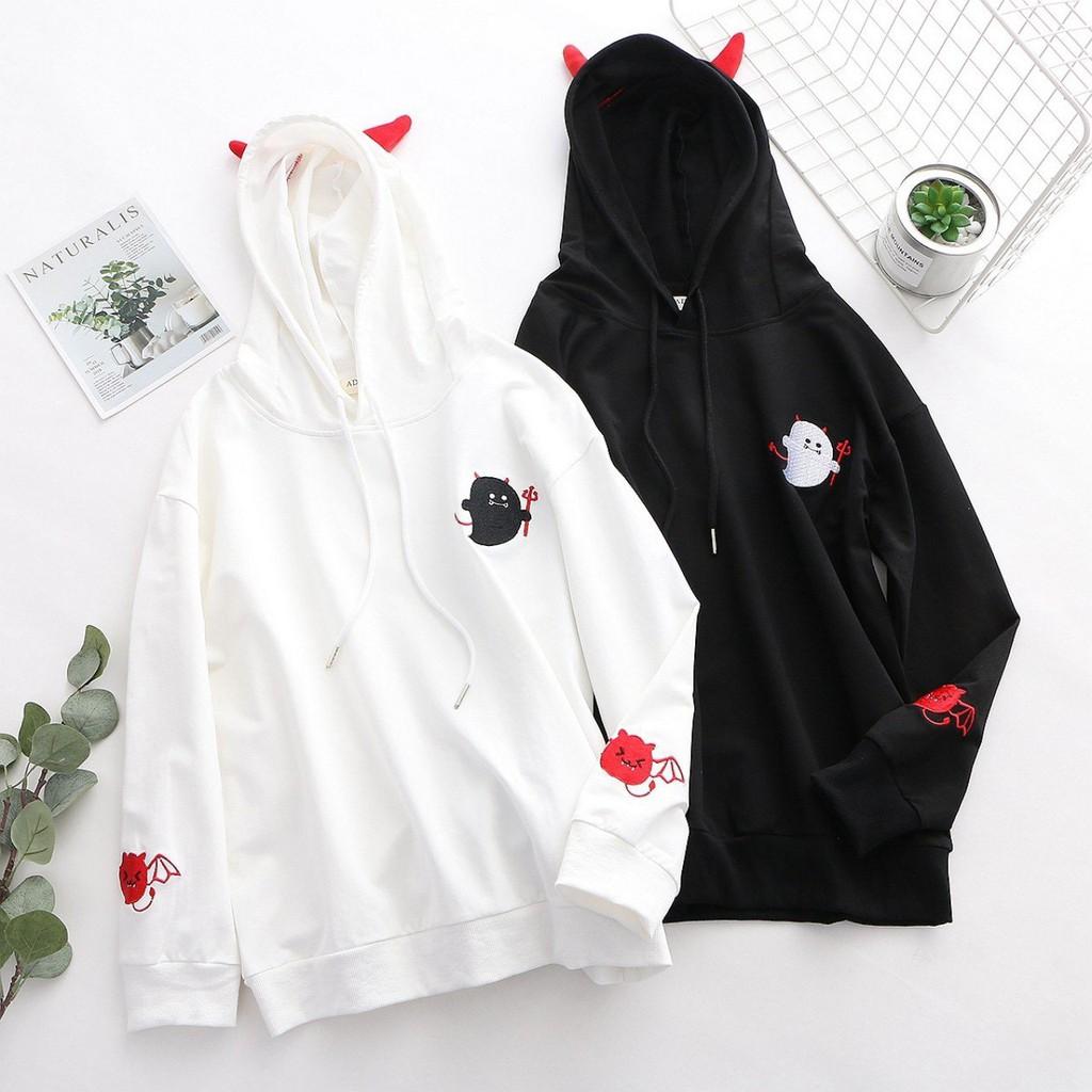 Áo hoodie Unisex nam nữ, áo khoác nỉ hình quỷ dơi cute cực chất