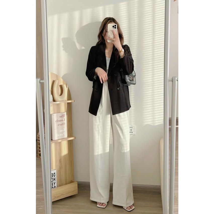 Áo Blazer Nữ 2 Lớp Túi Nắp, Áo Vest 2 Lớp - Sarang Clothing
