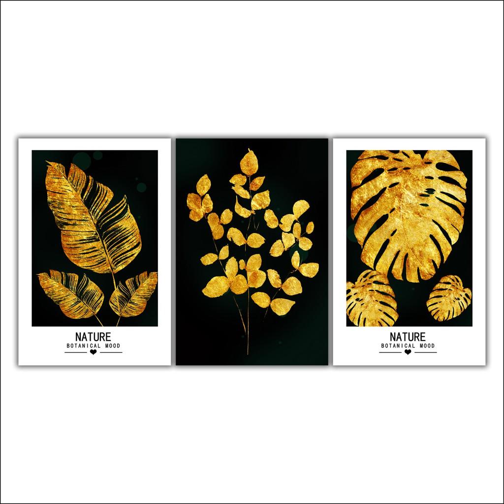 Tranh hoa lá vàng kim phong cách bắc âu POST3-94