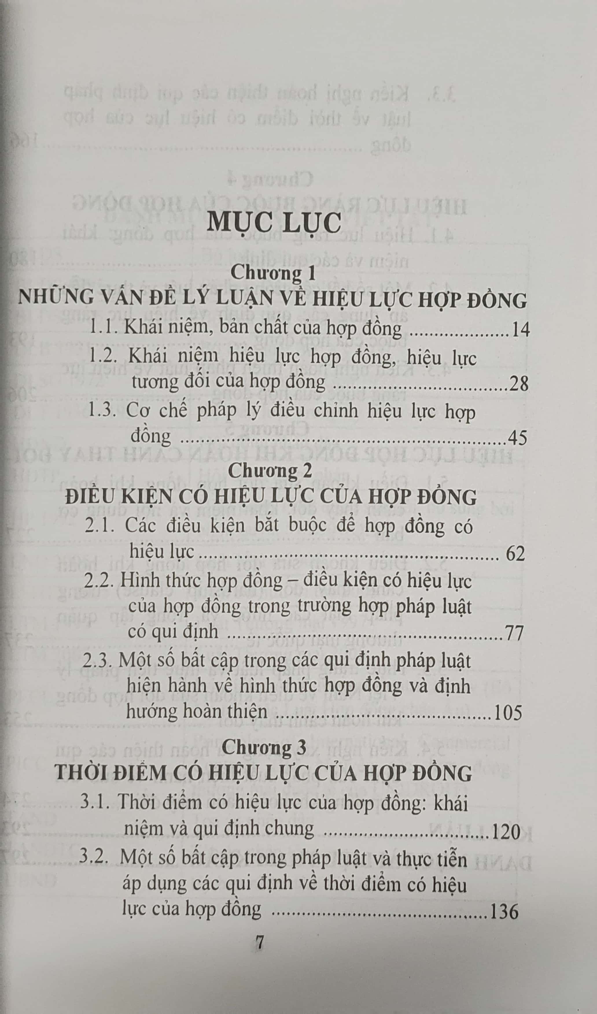 Hiệu lực hợp đồng