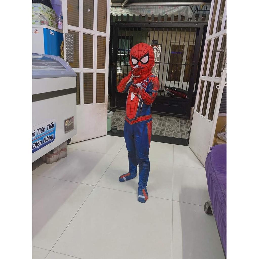 NGƯỜI LỚN - TRẺ EM Trang Phục Hóa Trang Người Nhện PS4 Spiderman