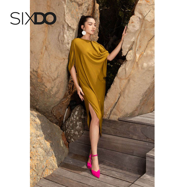 Đầm lụa sang trọng freesize SIXDO