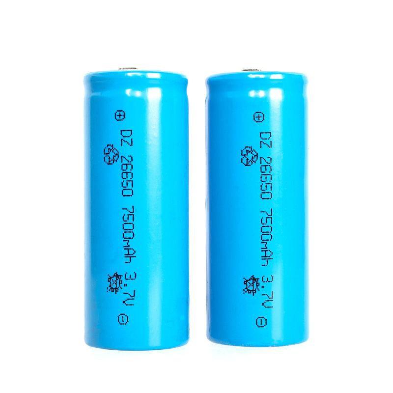 Pin sạc Lithium 26650 3.7V Dung lượng Cao 7500mAh