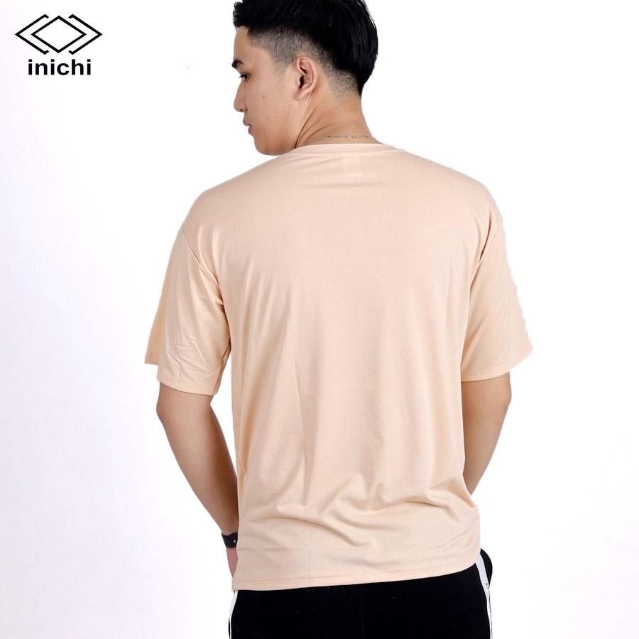 Áo thun INICHI unisex tay lỡ form rộng cá tính, hình in hình quả chanh - IC634