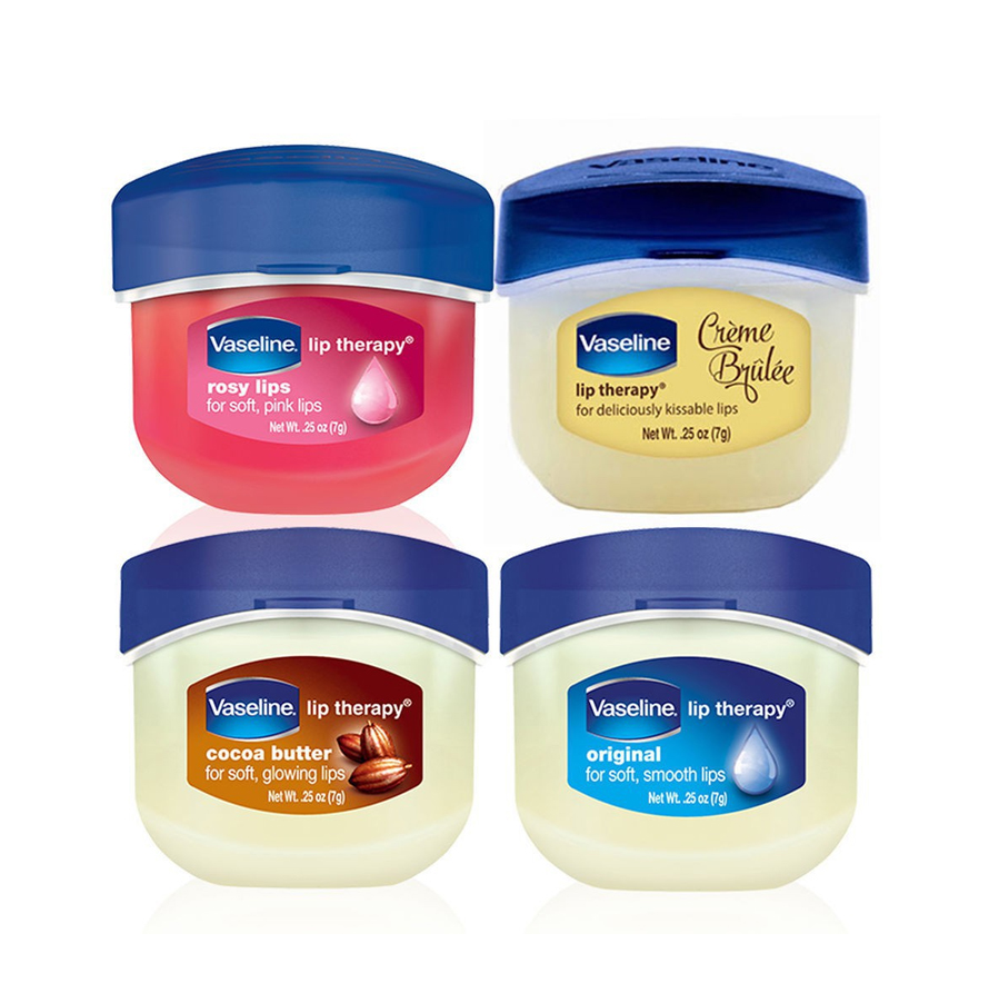 combo 3 Son Dưỡng VASELINE rose lip 7g USA( hũ hồng )( không có tem phụ- không xuất hóa đơn )