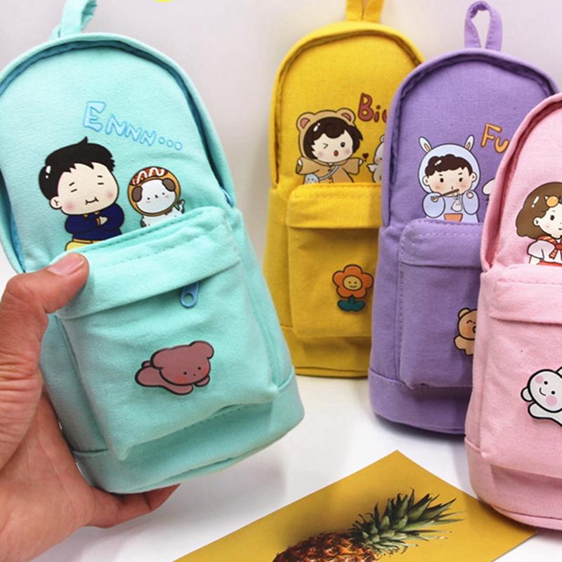 Túi Đựng Bút Chì Sức Chứa Lớn Đa Năng Có Ghim Cài Tiện Dụng Dành Cho Học Sinh