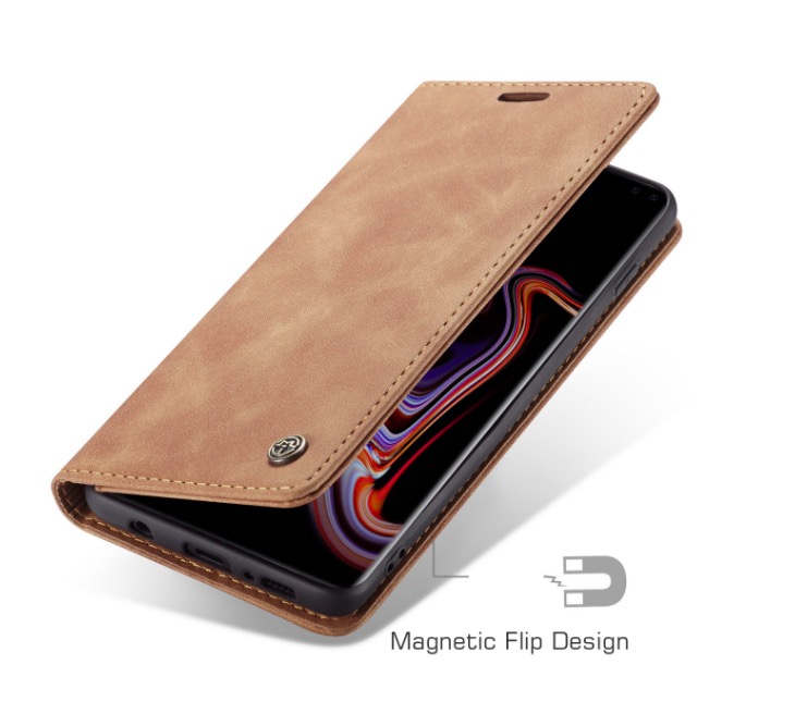 Bao da bò thật dạng ví chính hãng Caseme dành cho Samsung Note 10