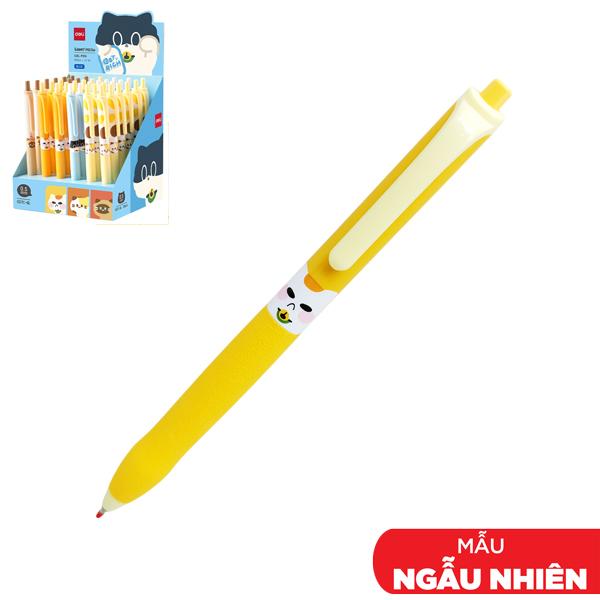 Bút Gel Khô Nhanh 0.5 mm - Deli Deli EG07C-BL - Mực Xanh (Màu Thân Bút Giao Ngẫu Nhiên)