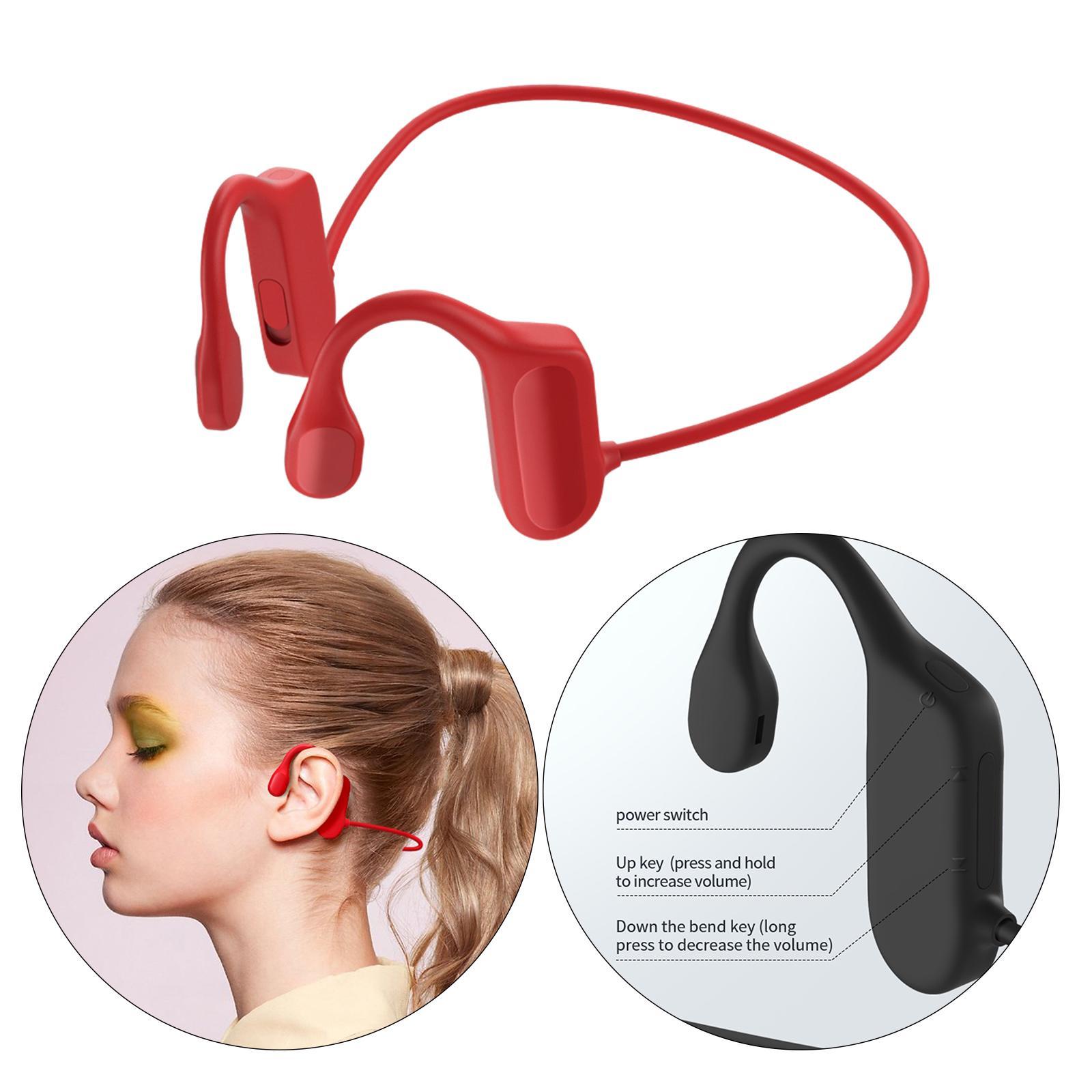 Wireless Headphones 170mAh Double Ears Waterproof for Swimming Sport Indoor